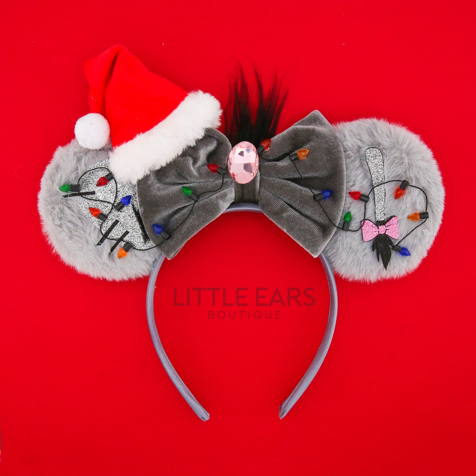 Moody Donkey Santa Ears by Little Ears Boutique, travel planning service main product photo