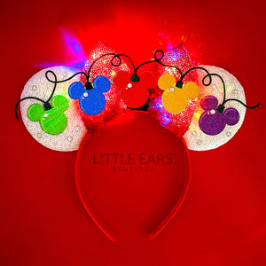 Light Up Christmas Ears by Little Ears Boutique, headbands main product photo