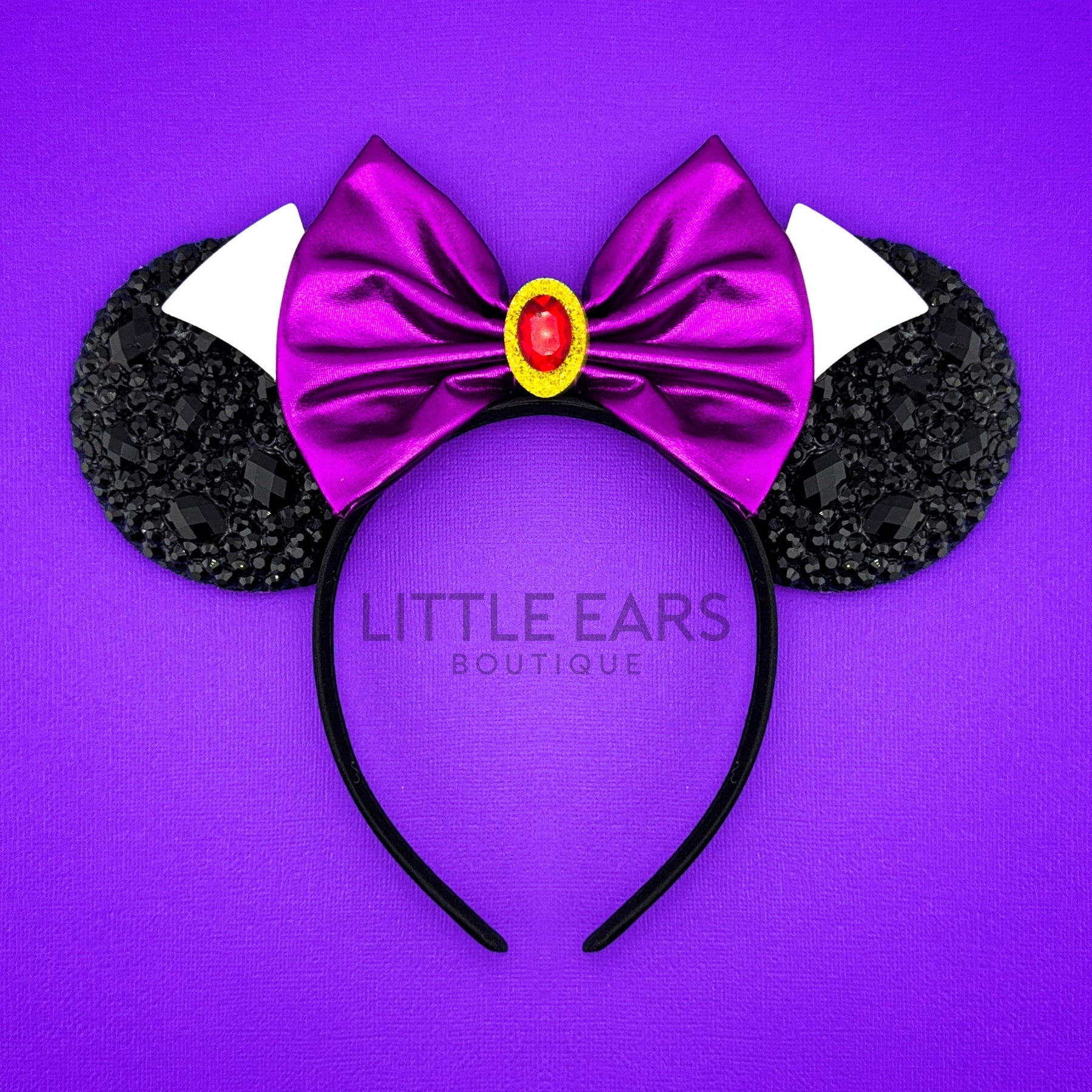 Evil Queen Sparkle Ears by Little Ears Boutique, headbands main product photo