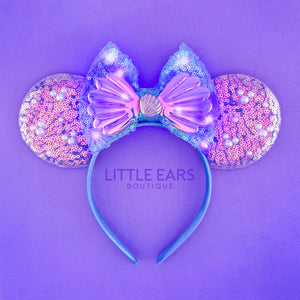 Light Up Mermaid Shells Ears by Little Ears Boutique, travel planning service main product photo