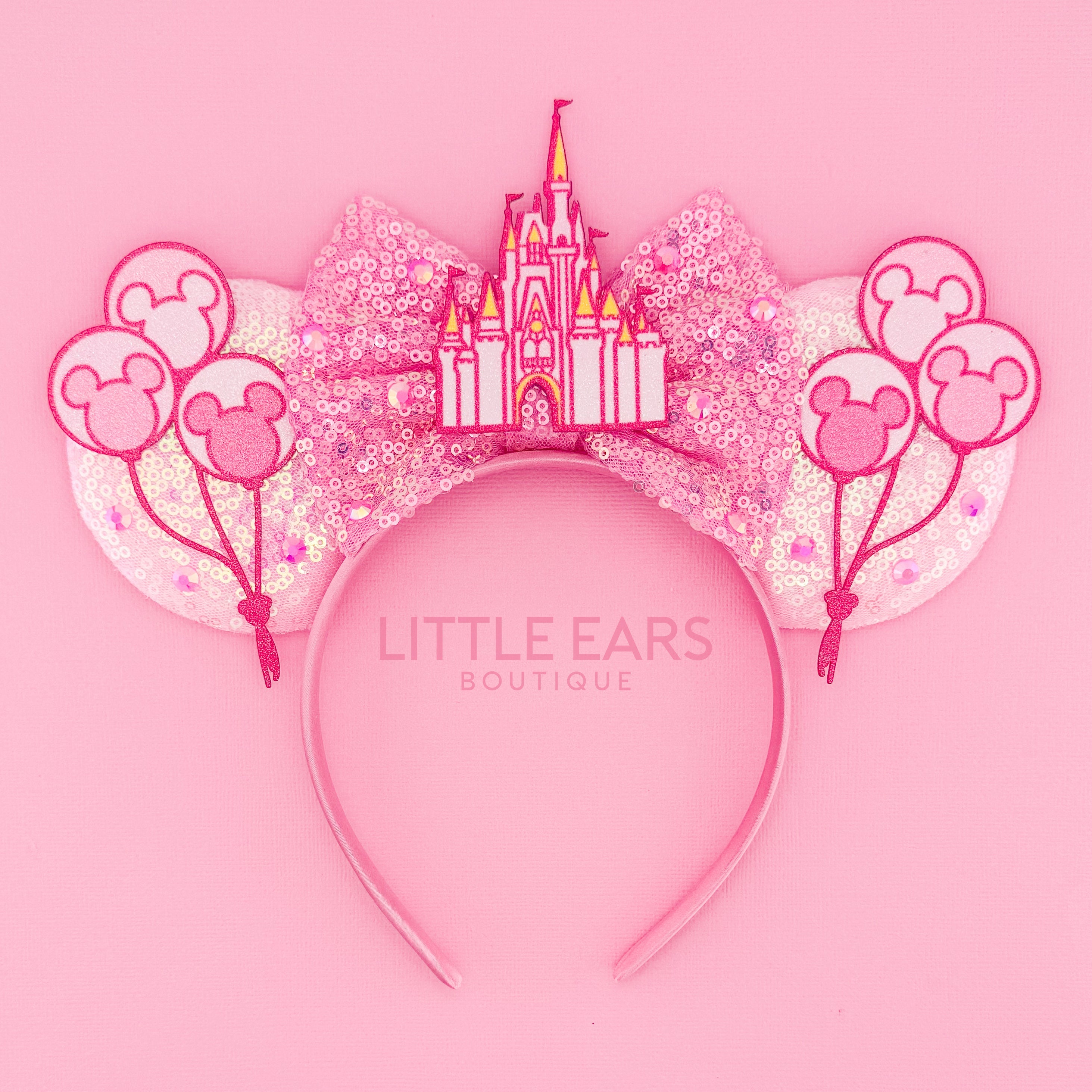 Pink Castle Mickey Ears