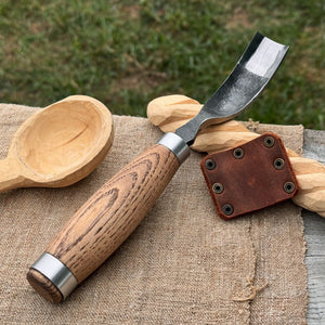 Long Bent (Curved) Gouge, 10 - 45 mm (0.4 - 1.8 inches)
