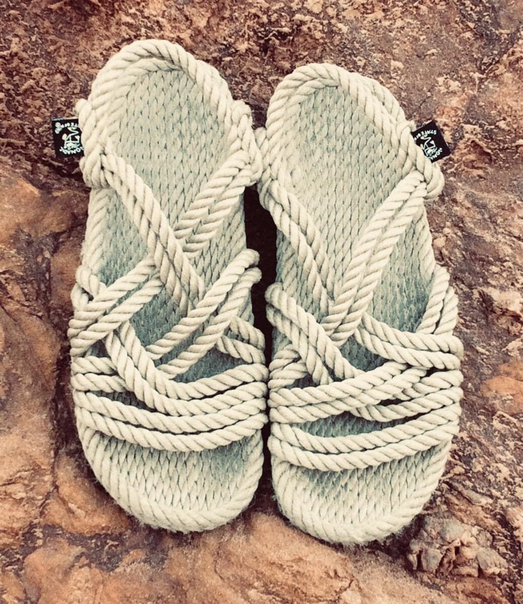 Lounger-Camel handmade rope sandals by Nomadic State of Mind, view 5