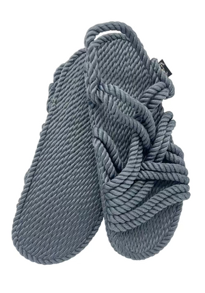 Lounger Denim All-Rope Sandals handmade rope sandals by Nomadic State of Mind, view 2
