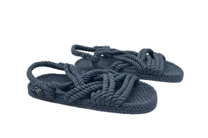 Lounger Denim All-Rope Sandals handmade rope sandals by Nomadic State of Mind