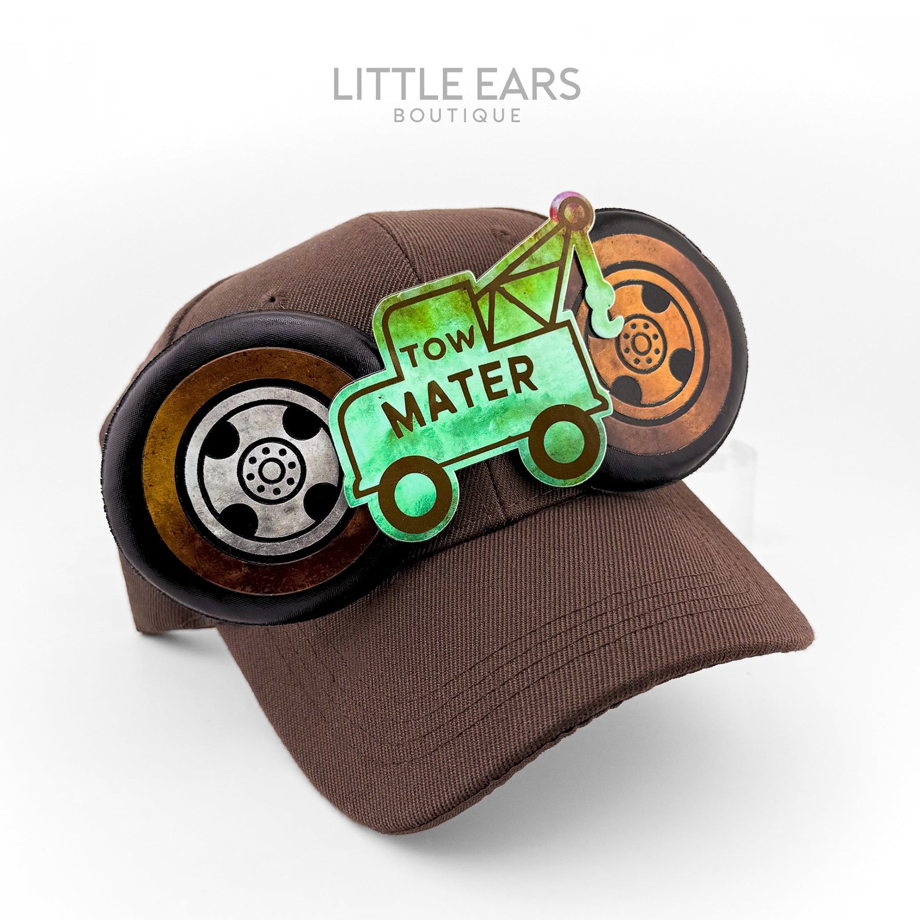 Tow Truck Hat by Little Ears Boutique, Southern lifestyle apparel detail photo 2