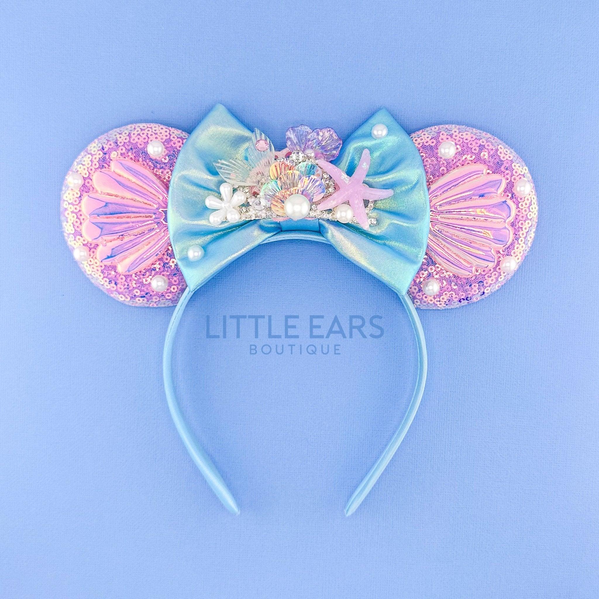 Mermaid crown theme park ears by Little Ears Boutique
