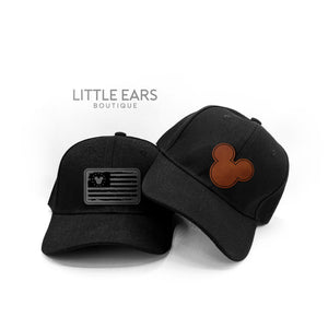 Leather Patch Hats by Little Ears Boutique, Southern lifestyle apparel detail photo 3