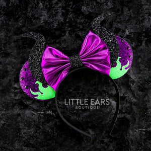 Mistress of All Evil Glitter Ears by Little Ears Boutique, travel planning service detail photo 3