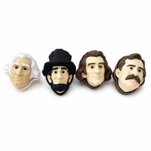 Mount Rushmore President Clicker Head Set by The Tween Space on white background