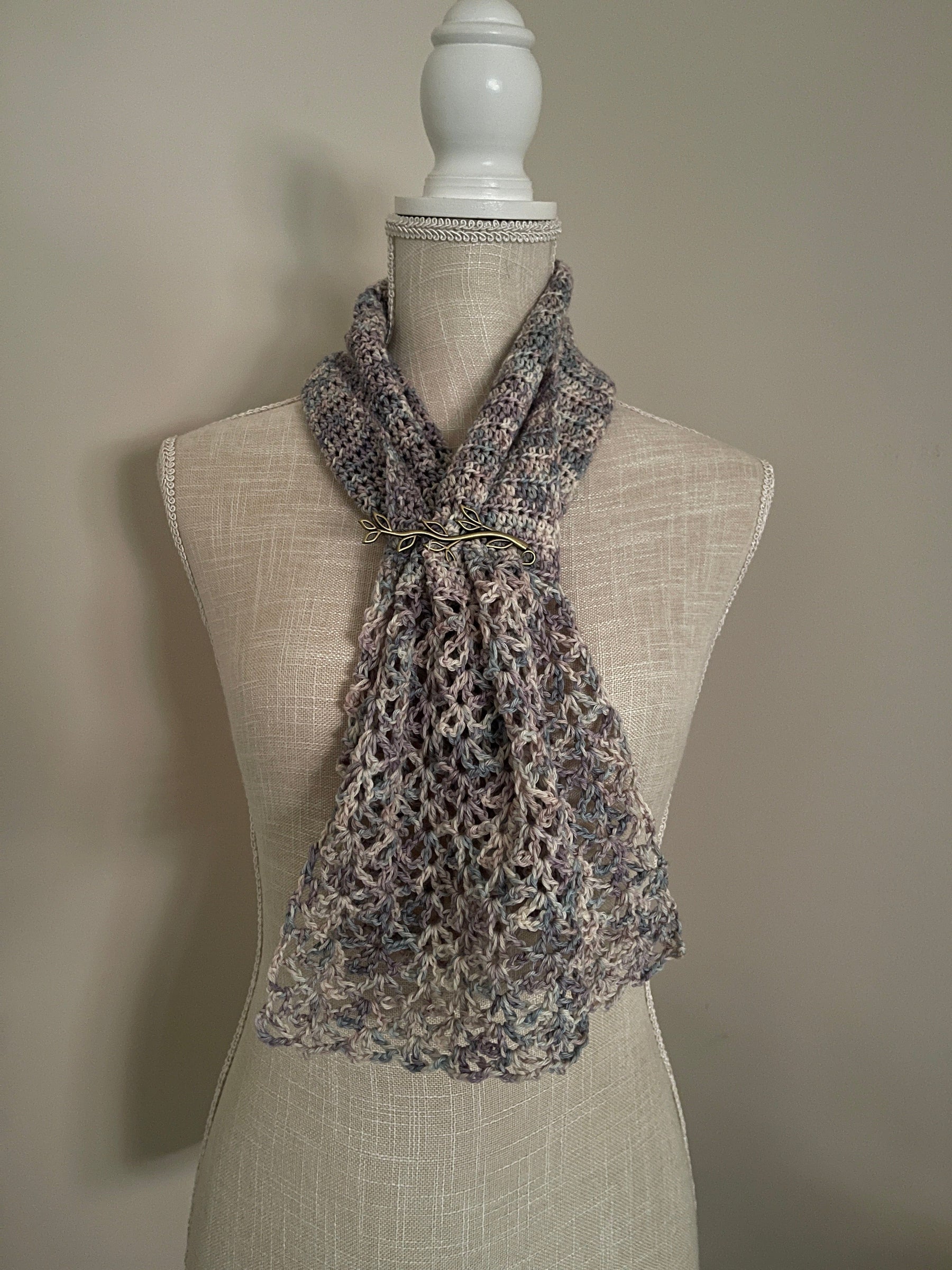 French Scarf Crochet Pattern