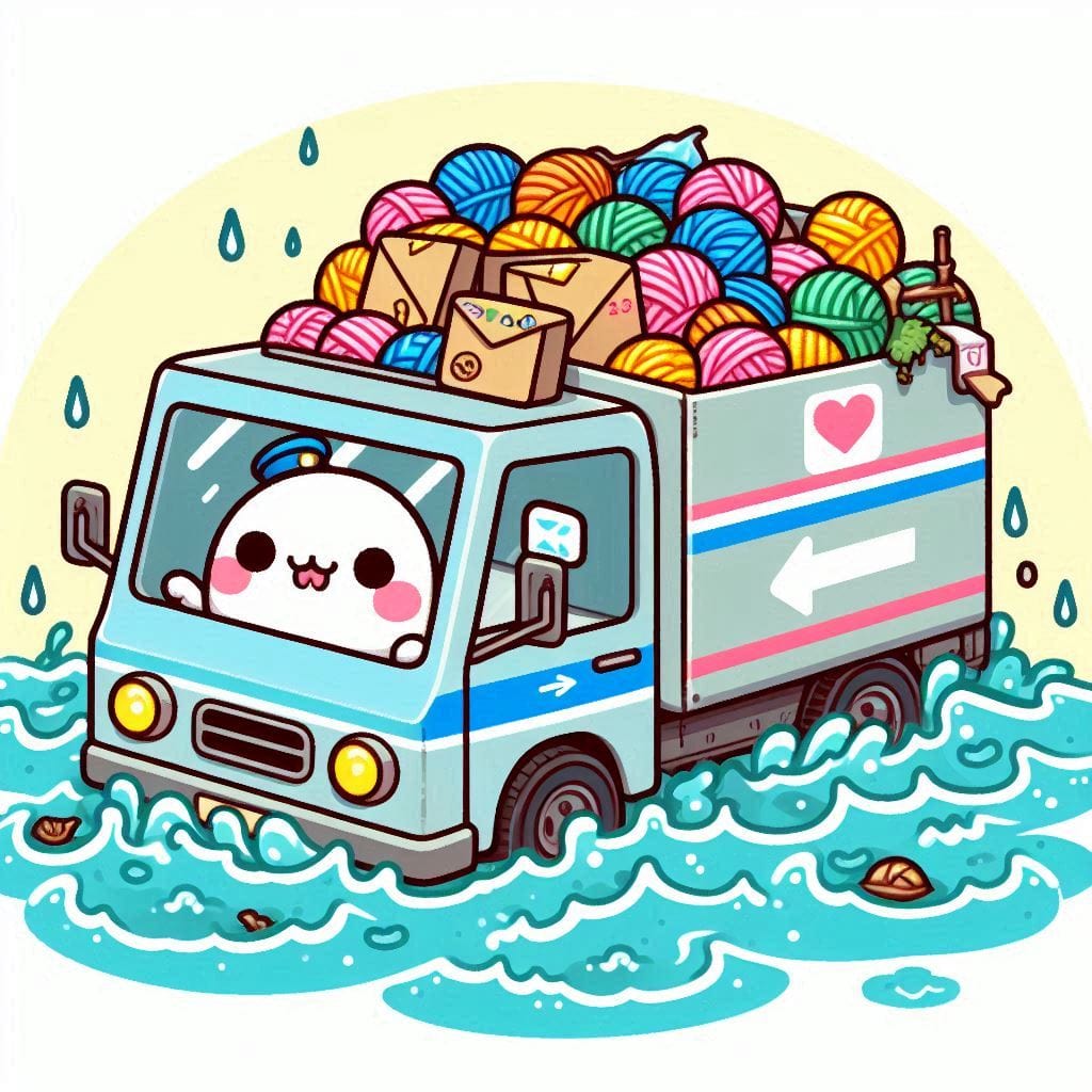 Mail Truck Sticker