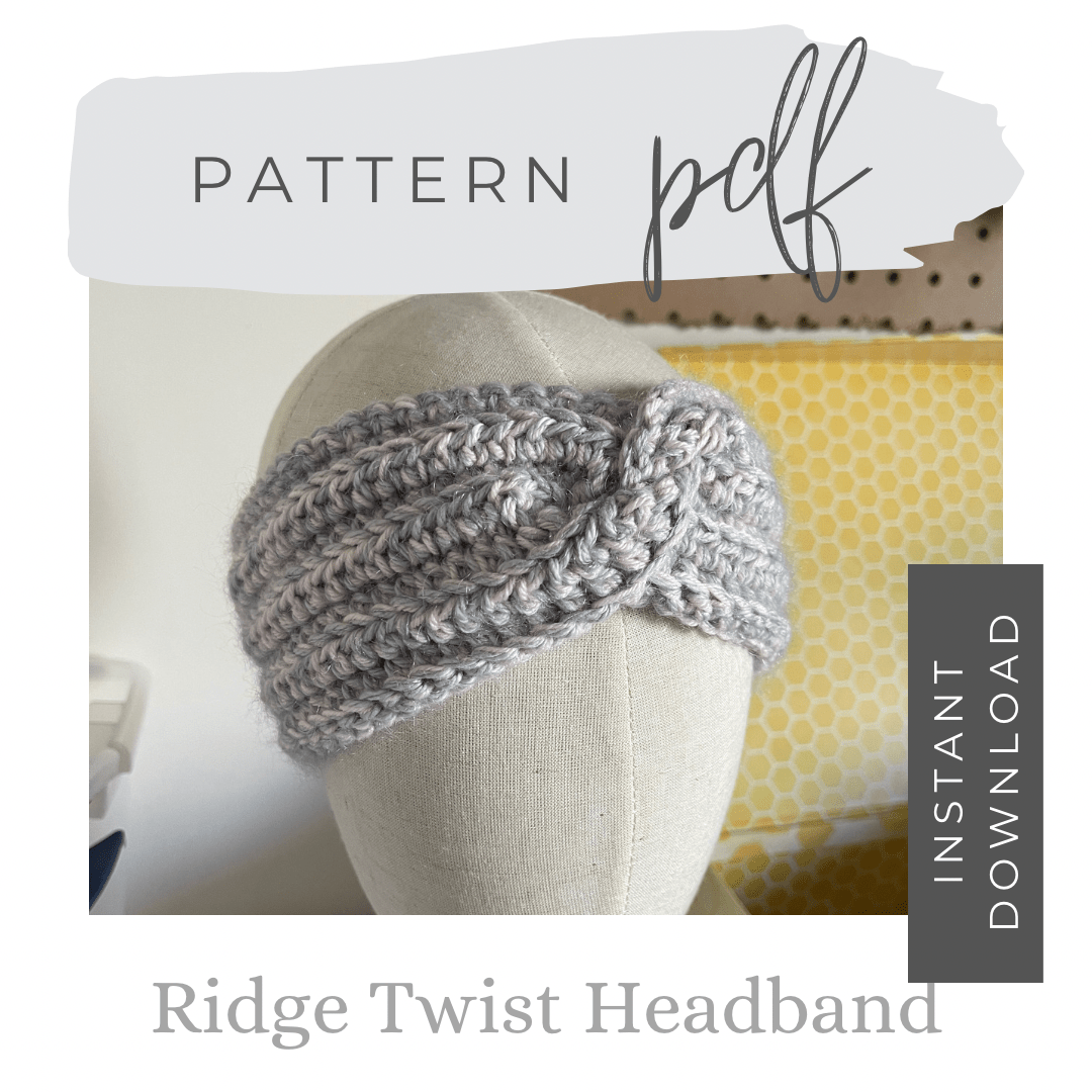 Ridge Twist Headband Pattern