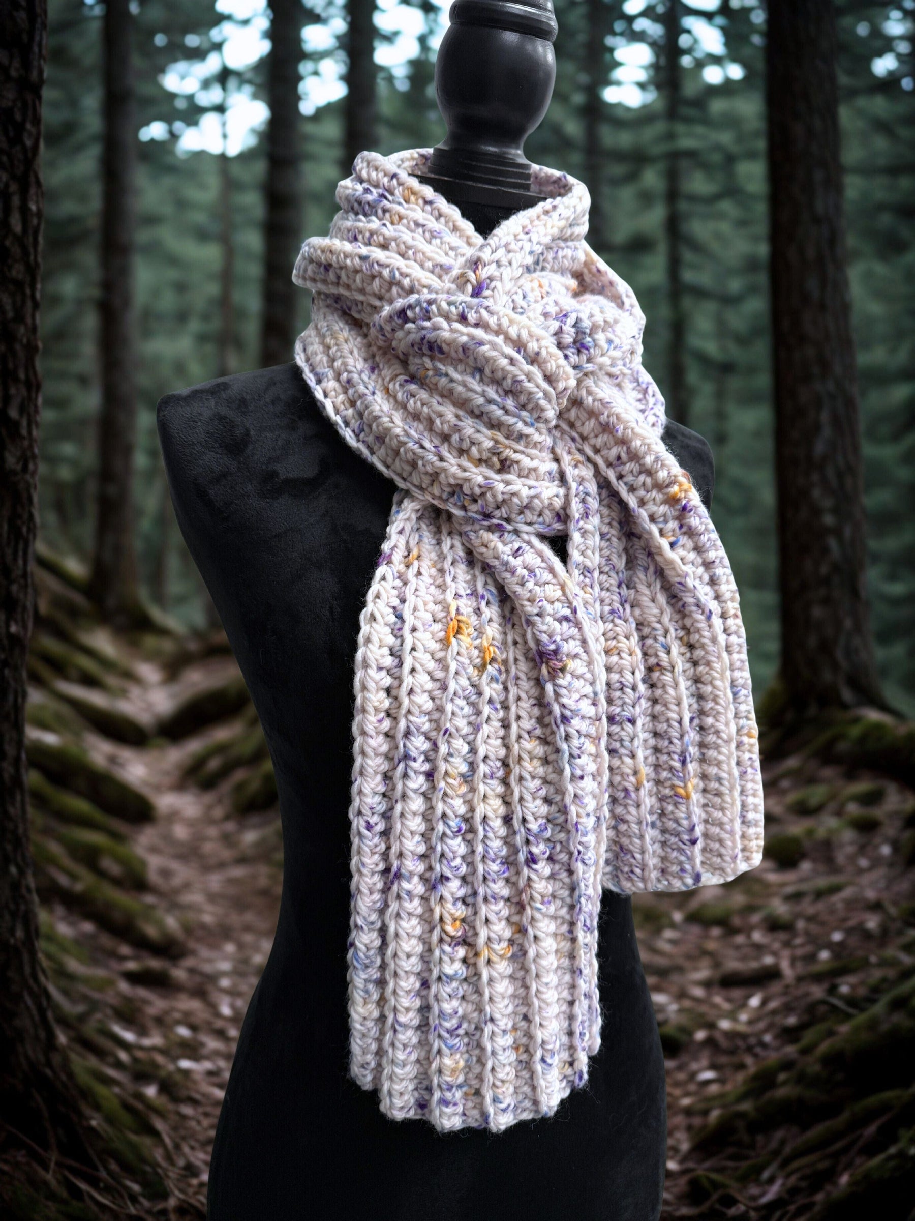 Sunday Stroll Crochet Scarf