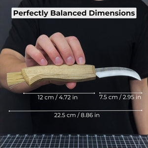 Mushroom Knife with Brush For Harvesting, 7.5 cm (2.95 inches)