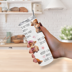 "Life's Better With Highland Cows" 20oz Tumbler