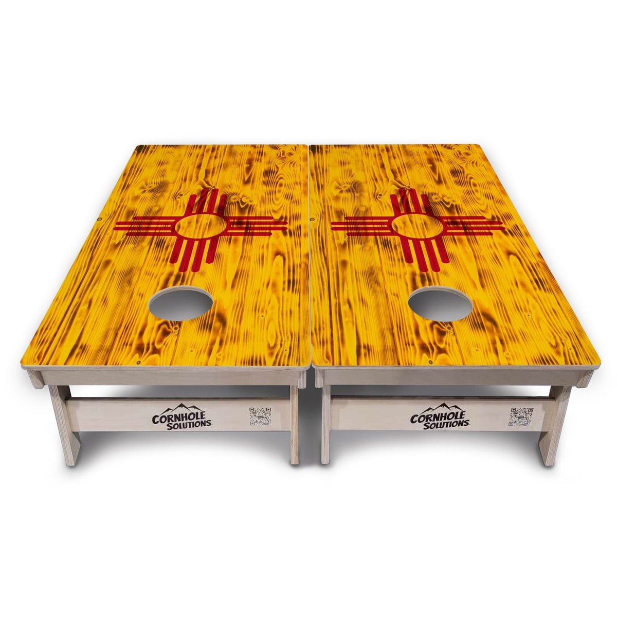 New Mexico Flag Cornhole Boards – Tournament Series