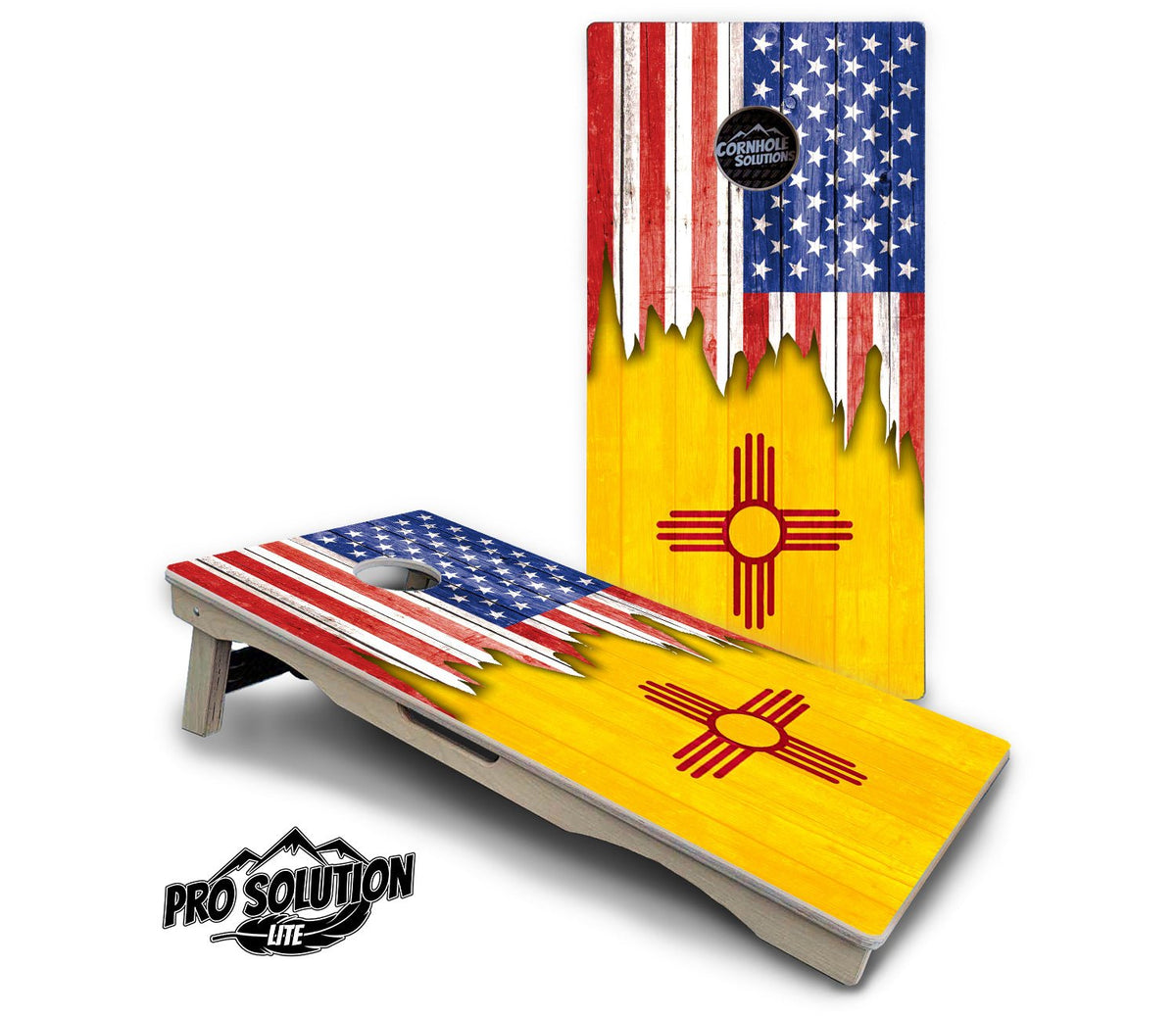 State Flag Cornhole Boards – NM to SC – Pro Lite or Pro Elite