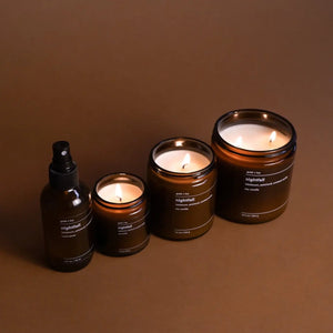 Nightfall by gold + ivy, scented candle detail photo 4