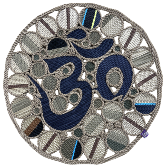 Om Rope Art handcrafted rope art by Nomadic State of Mind, view 8