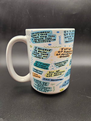 "Dad's Self-Love Cup" 15oz Ceramic Coffee Mug