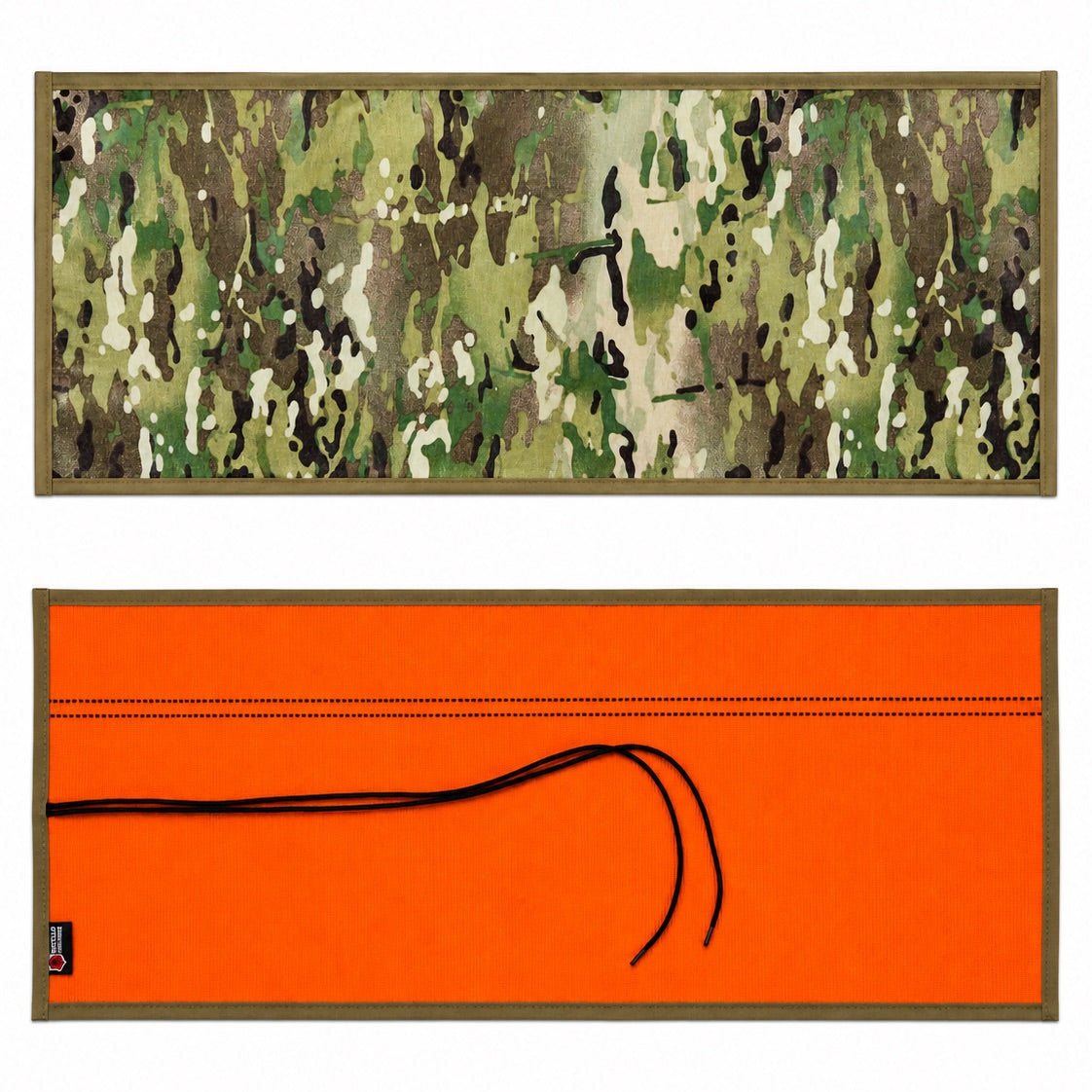 Drop Zone Mat - Premium - Firehose Edition by Recycled Firefighter, handmade leather goods detail photo 17