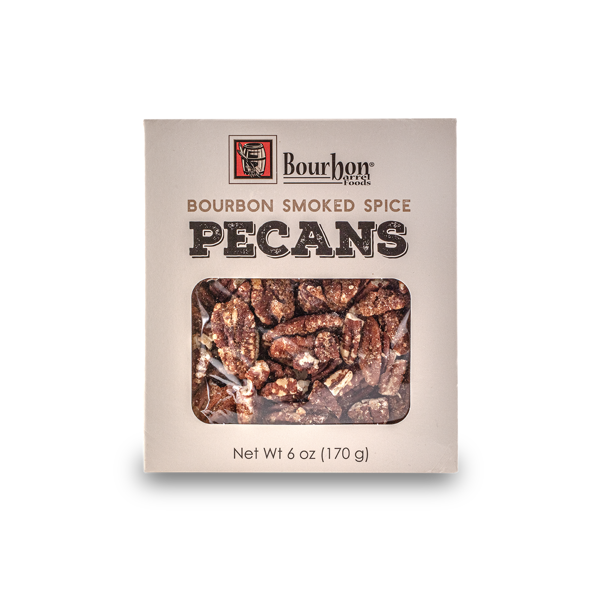 Bourbon Barrel Foods Bourbon Smoked Pecans detail view by Bourbon Barrel Foods