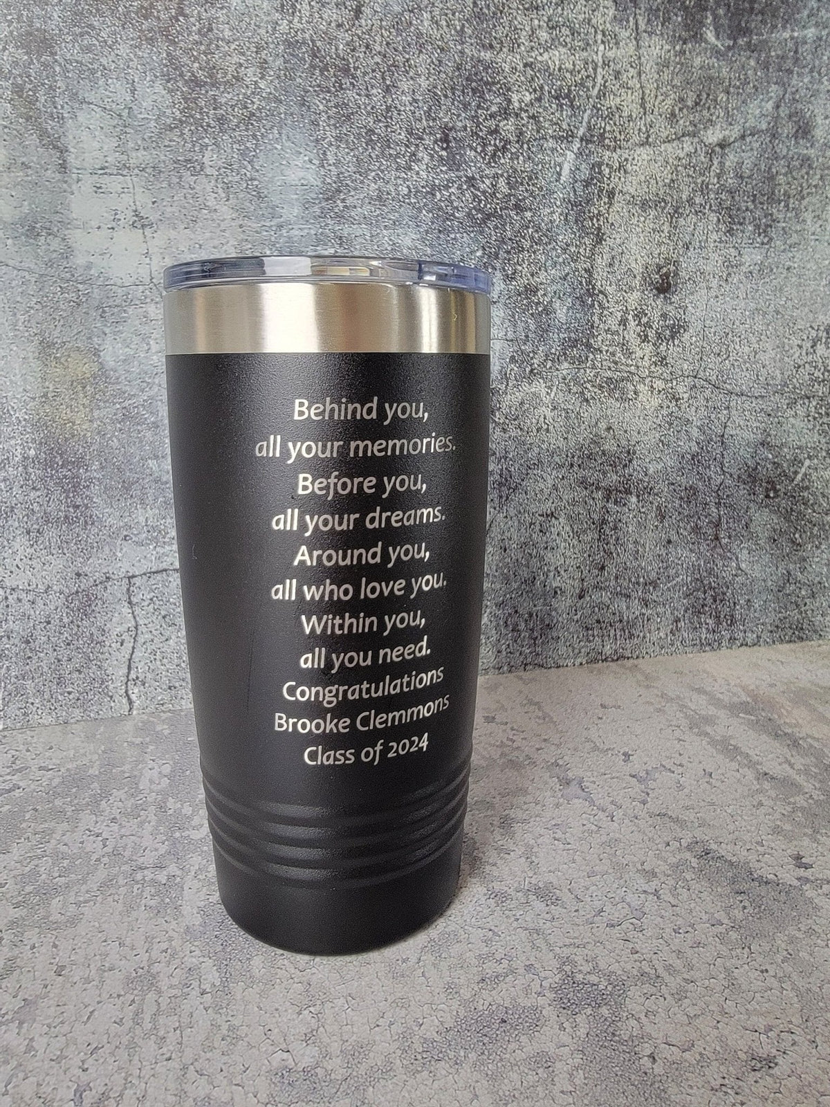2026 Personalized Graduation Tumbler detail view by EverLee Creations