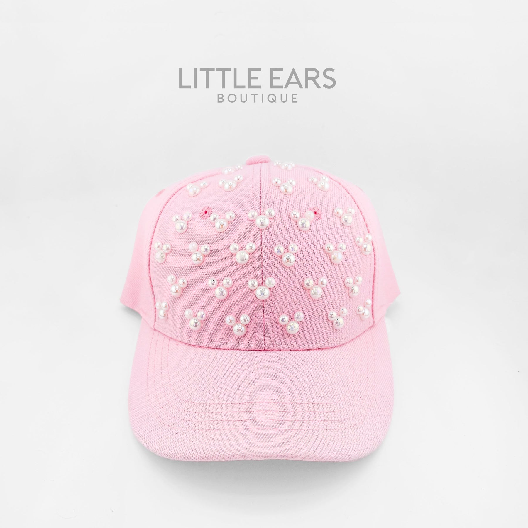 Pink Pearls Hat by Little Ears Boutique, Southern lifestyle apparel main product photo
