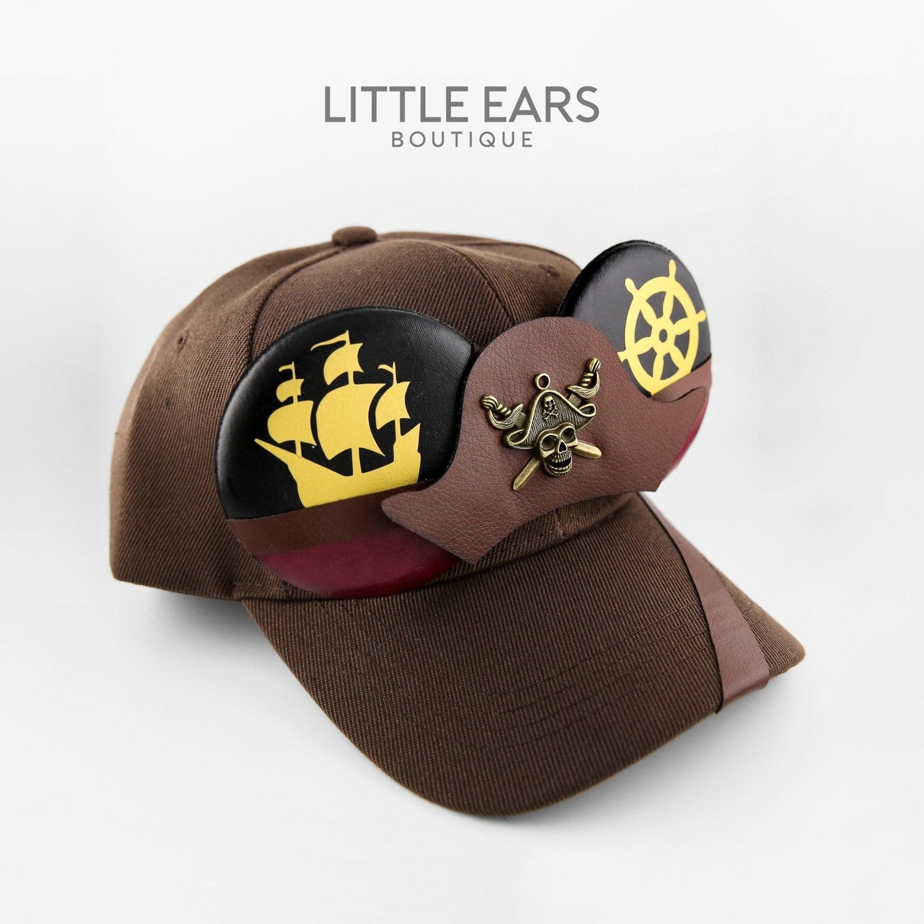 Pirates Leather Mickey Hat