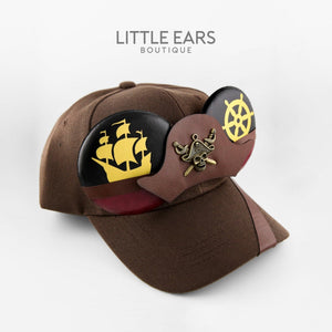 Pirates Leather Mickey Hat