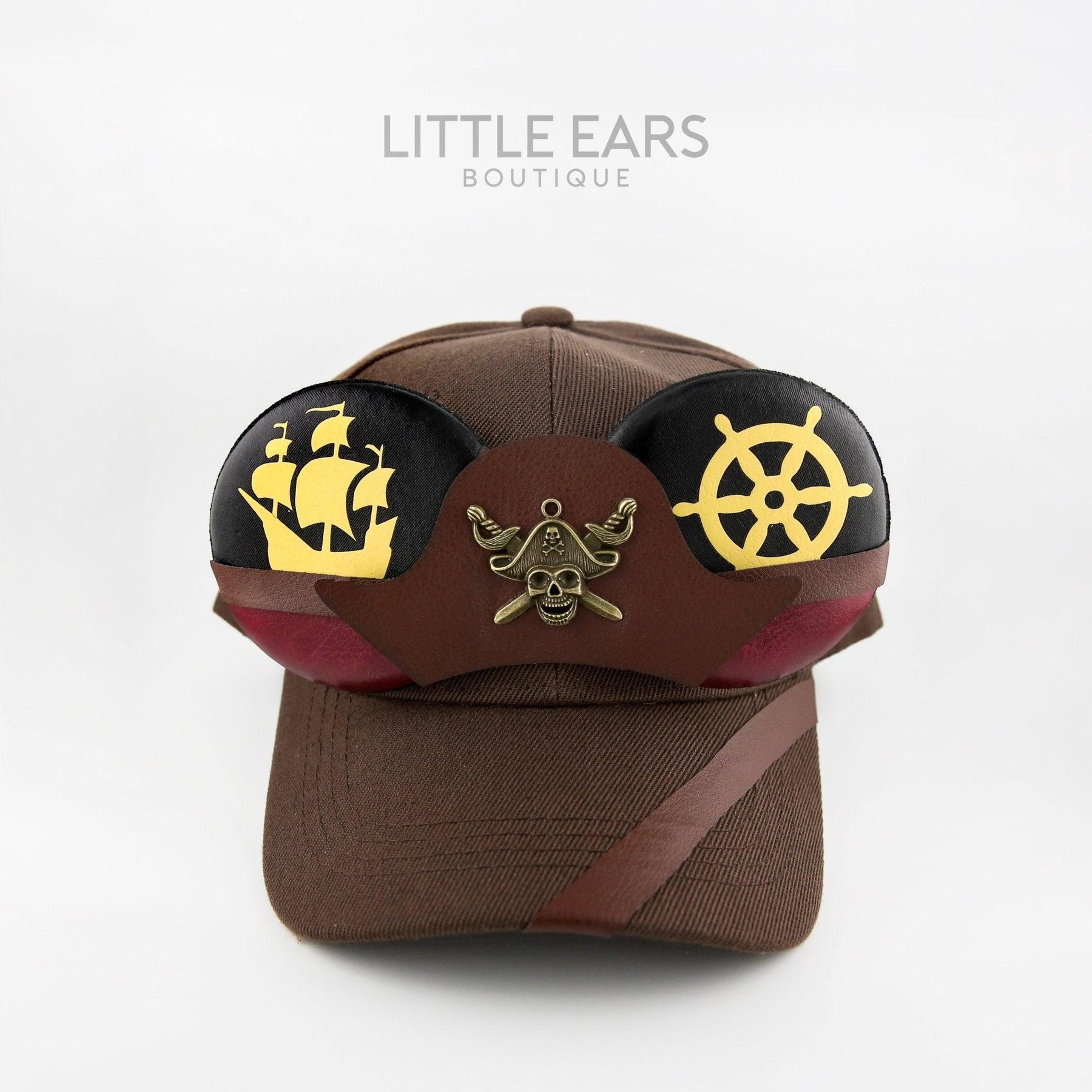 Pirates Leather Mickey Hat