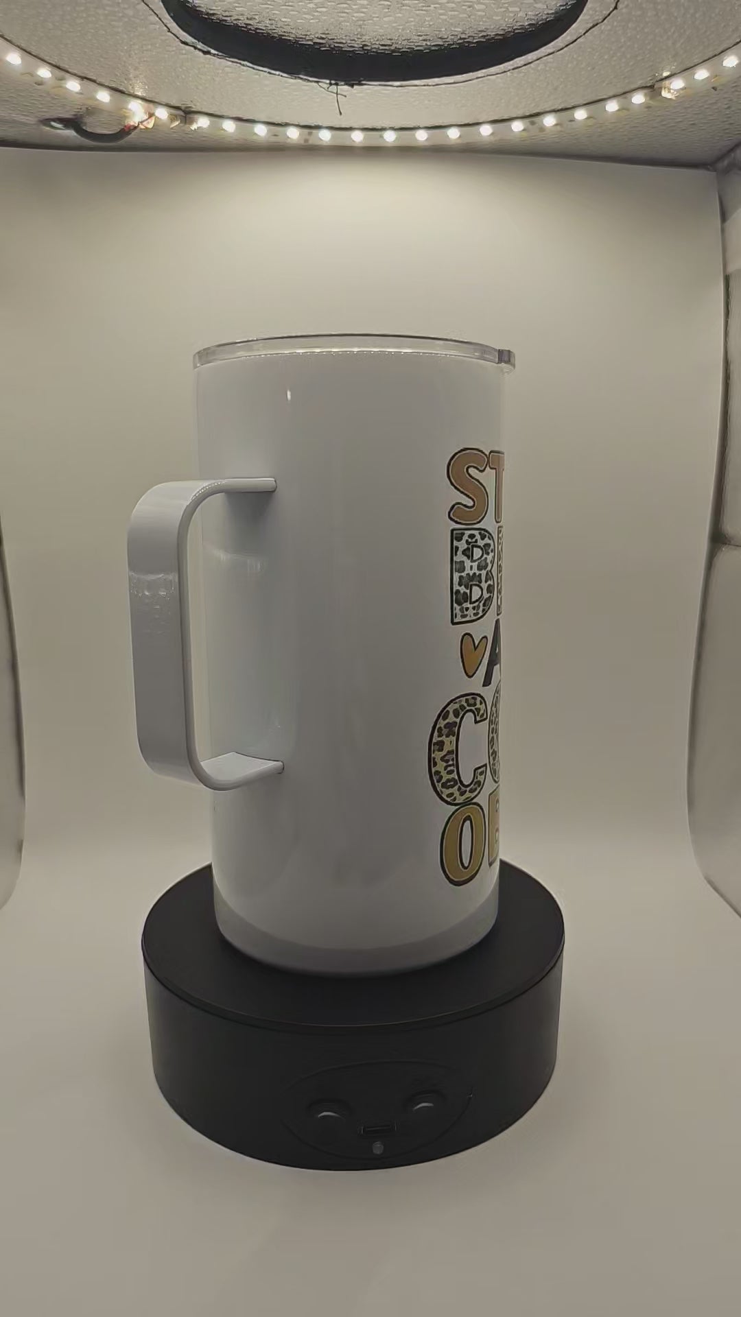 20 oz coffee tumbler "Coffee Obsessed"