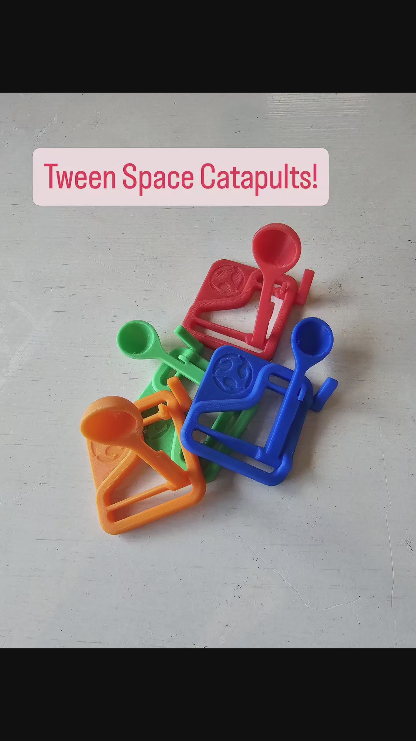 Mini Catapult Launcher - Set of 25 Wholesale by The Tween Space, 3D printed toy detail photo 4