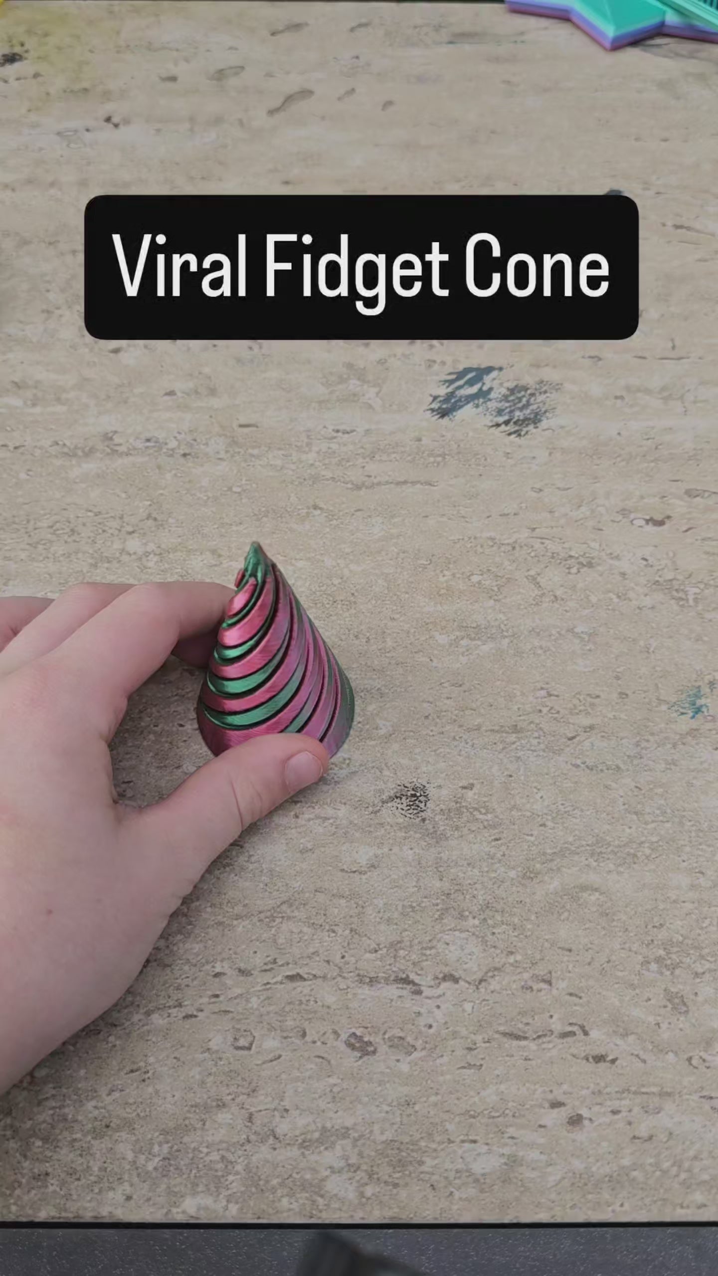 Swirl Cone Fidget