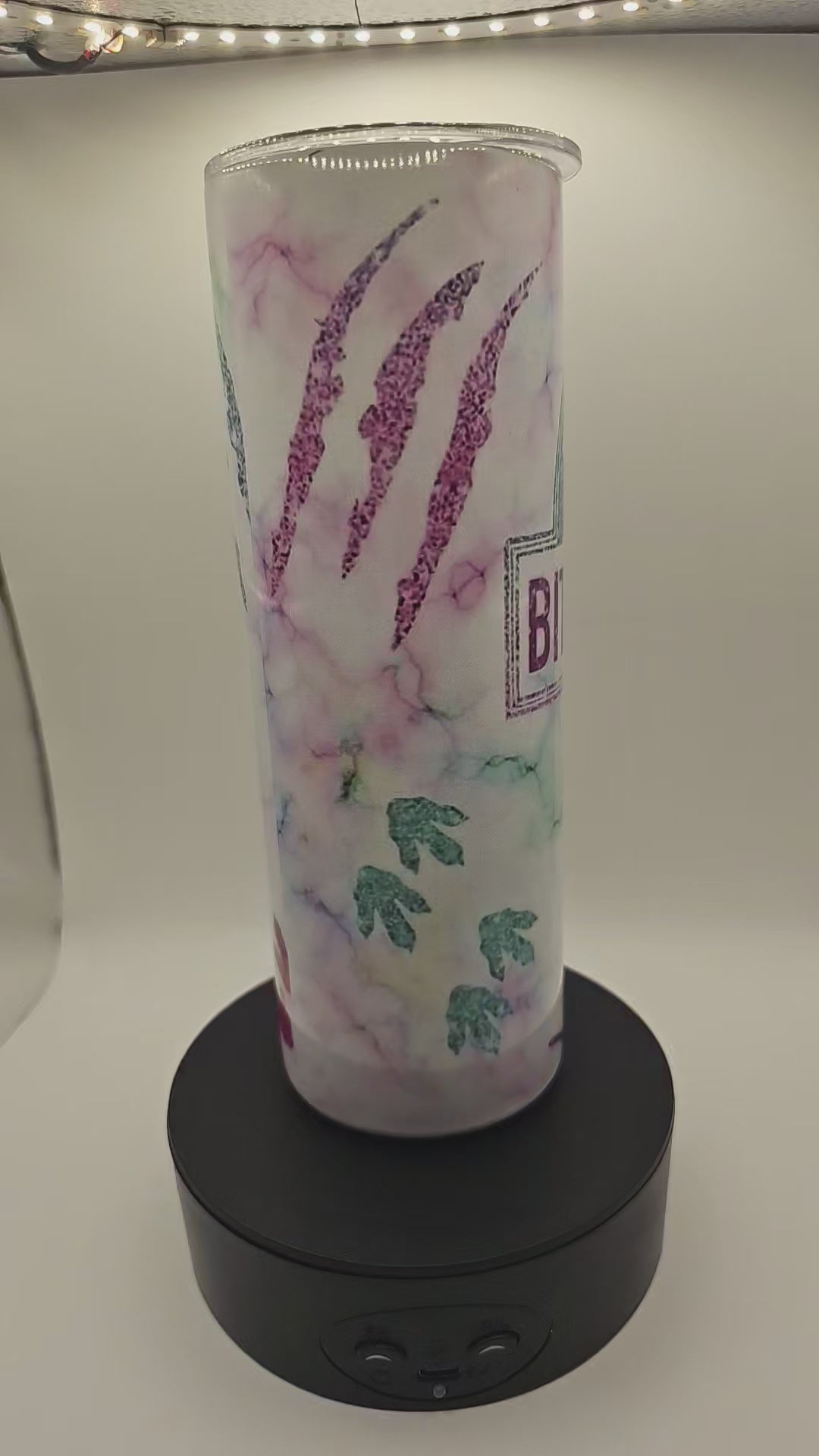 20 oz tumbler "Bitchasaurus"
