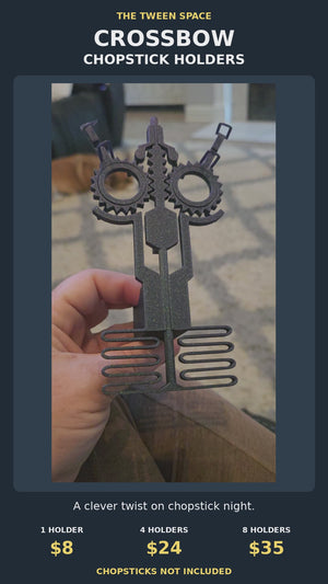 Crossbow Chopstick Holders