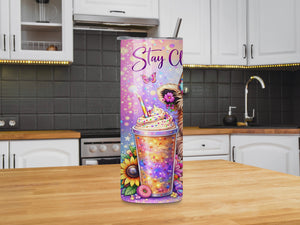 "Hot Mess Express...Stay Classy" 20oz Cow Tumbler