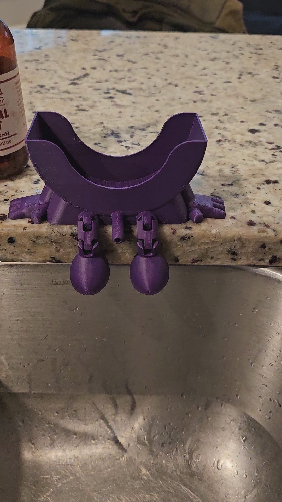 Scrub Daddy Sponge Holder with Hanging Feet | 3D Printed Sink Caddy by The Tween Space, Southern food gift detail photo 10