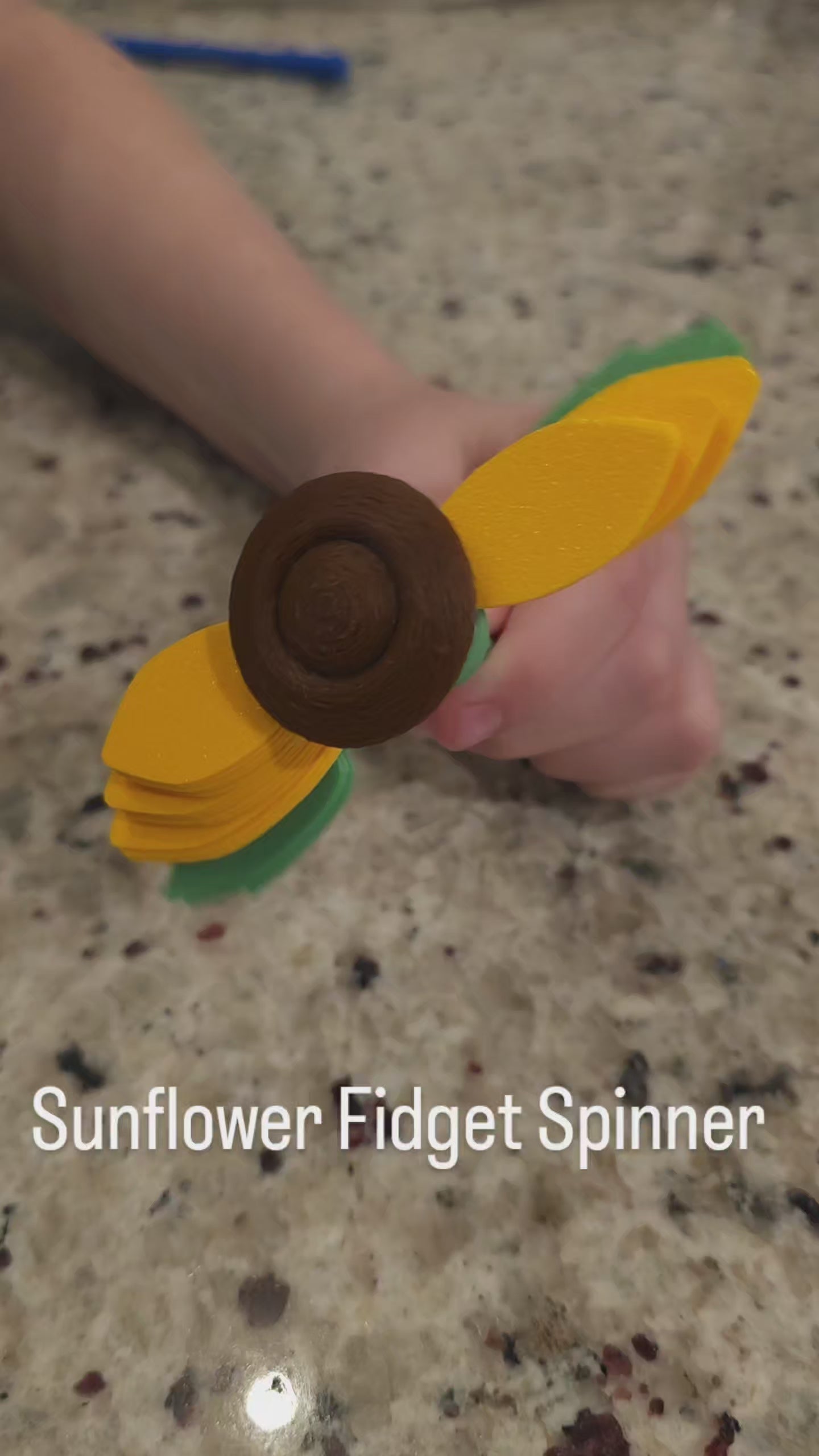 Flower Fidget Spinner – Sunflower Petal Sensory Spinner | ADHD Focus Toy for Kids & Adults