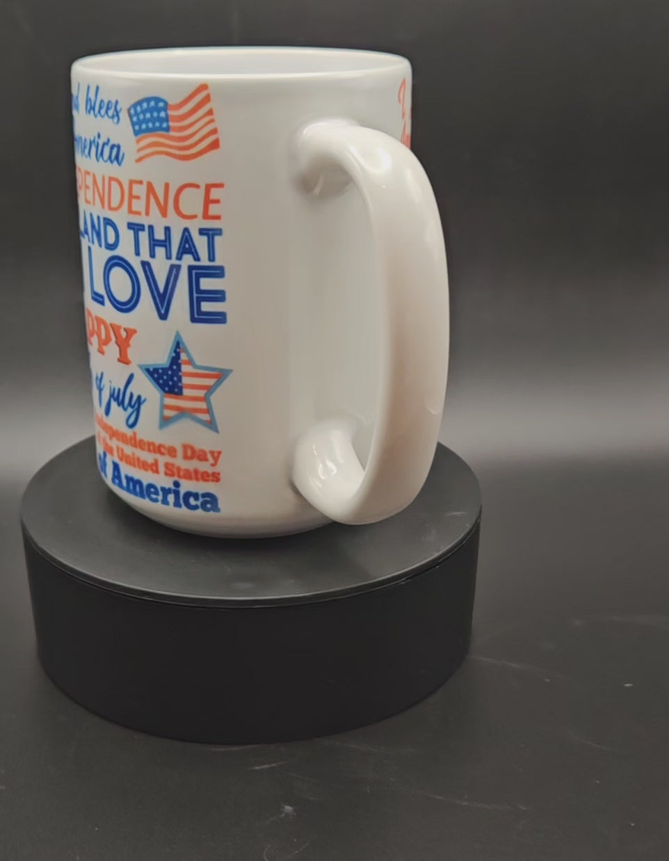 "God Bless America" 15oz Ceramic Coffee Mug