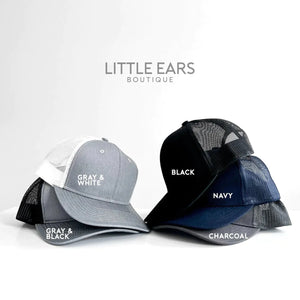 Princess Security Trucker Hat by Little Ears Boutique, Southern lifestyle apparel detail photo 3