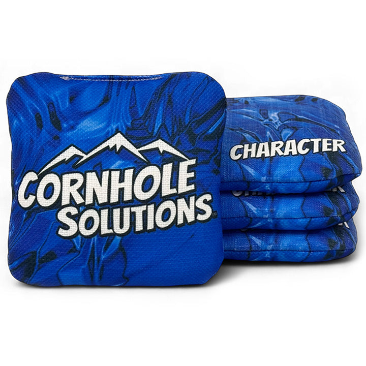 Pro Character Series Cornhole Bags - Regulation 6"x6" - Set of 4 - Patterns by Cornhole Solutions, custom cornhole board detail photo 2