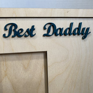 Best Daddy Hands Down Photo Frame