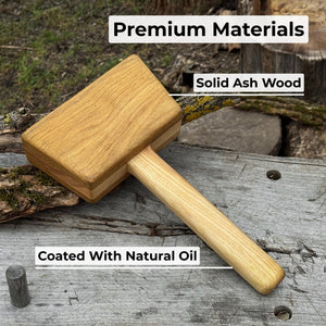 Quiet 35 oz Wooden Mallet (Mallet Tool)
