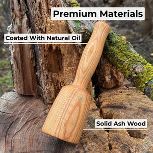 Quiet 7 oz. Wooden Mallet (Mallet Tool)