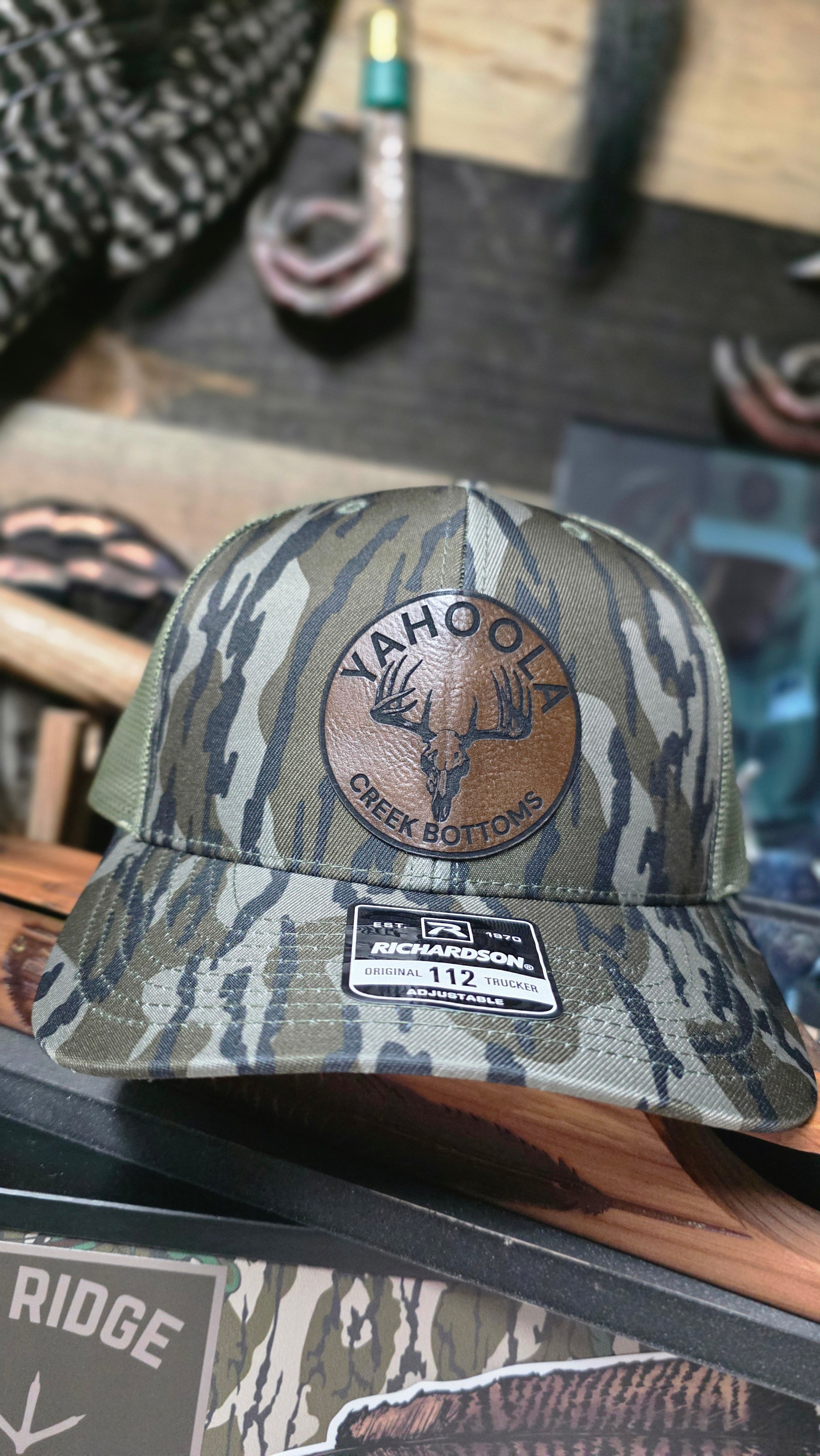 Bottomland Richardson 112 YCB Buck Skull Logo Hat