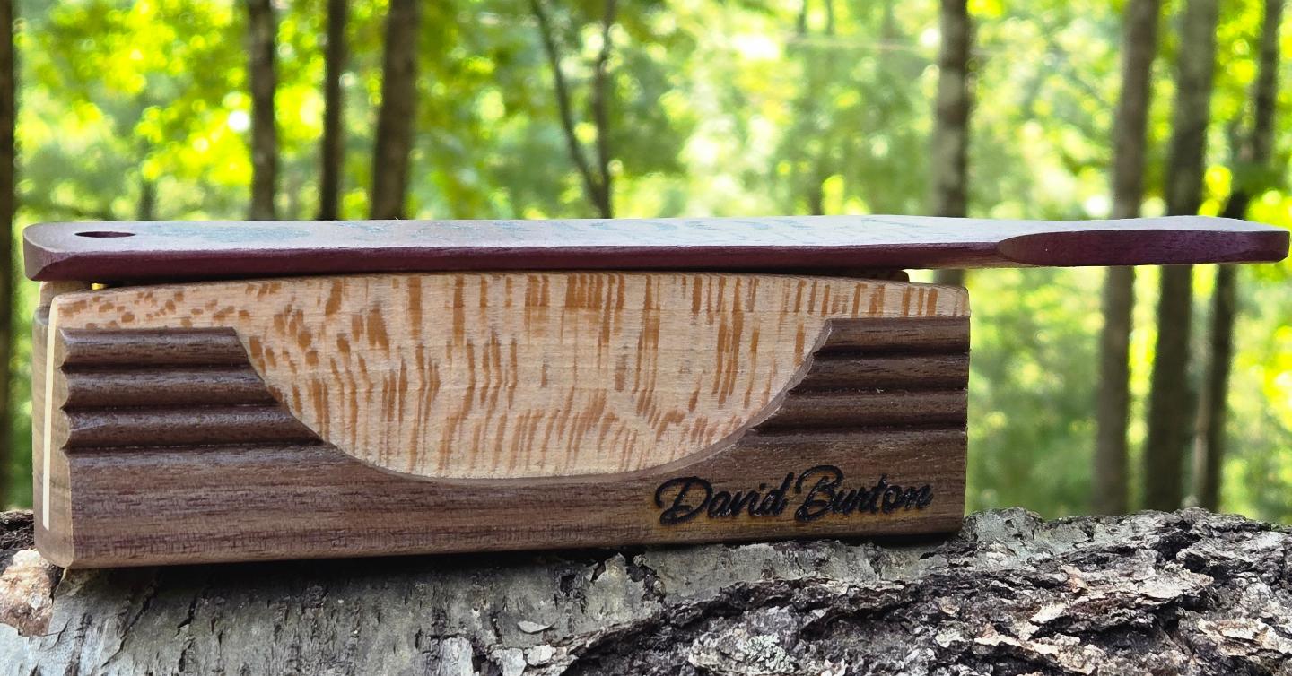 6 Inch Purple Heart Box Call