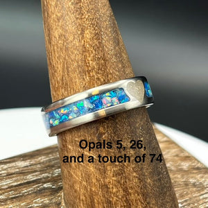 You are My Heart Memorial Ring - Titanium Band