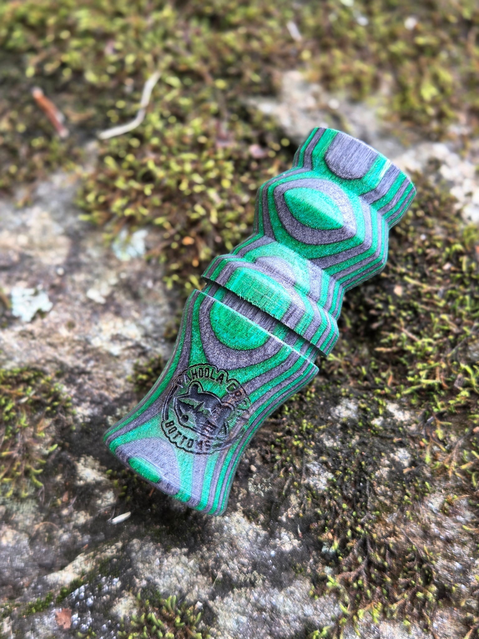 YCB Mini Coon Squaller in Green and Gray